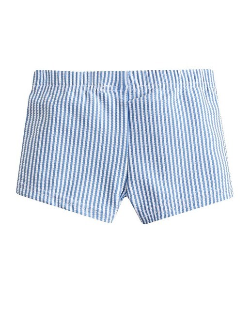 Bañador de bebé niño azul con estampado