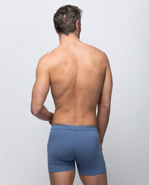 Pack de dos bóxers de tela de hombre en color gris