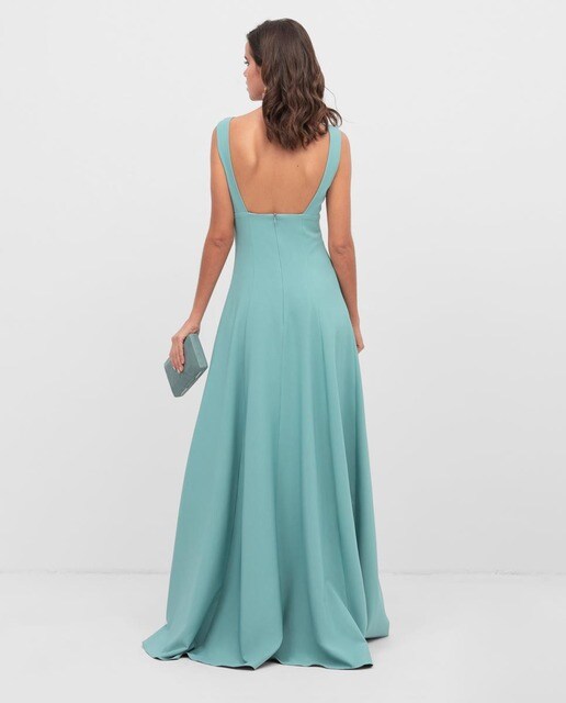 Vestido largo de tirantes