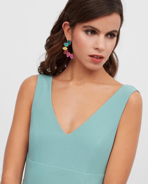 Vestido largo de tirantes