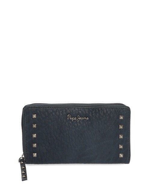 Cartera de mujer Pepe Jeans Alessia en piel con tachuelas