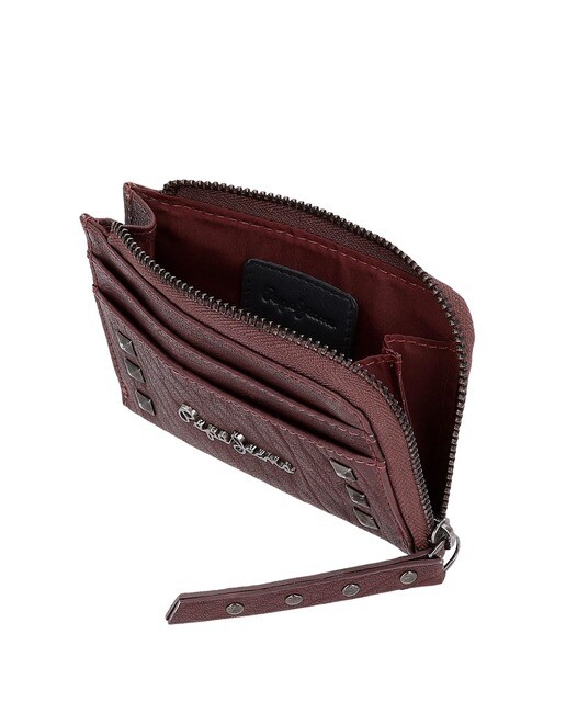 Monedero de mujer Pepe Jeans Alessia con tarjetero y tachuelas