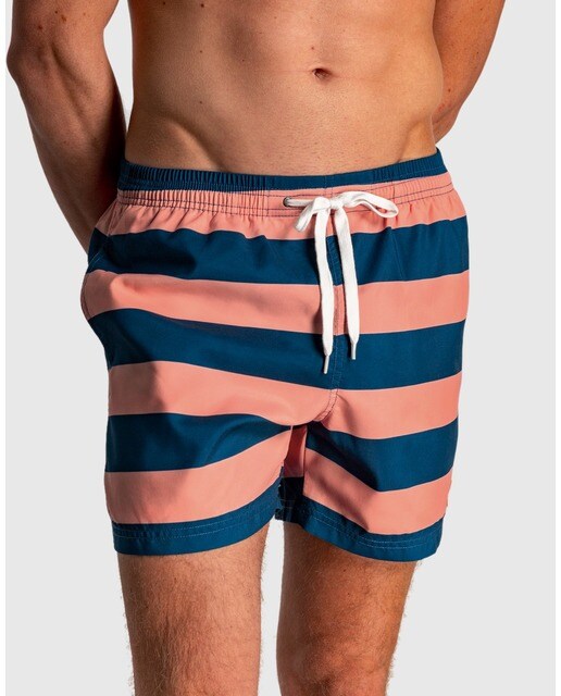 Bañador bermuda de hombre en color naranja