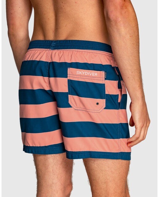 Bañador bermuda de hombre en color naranja