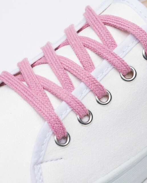 Zapatillas deportivas de mujer ecológicas de materiales reciclados en blanco