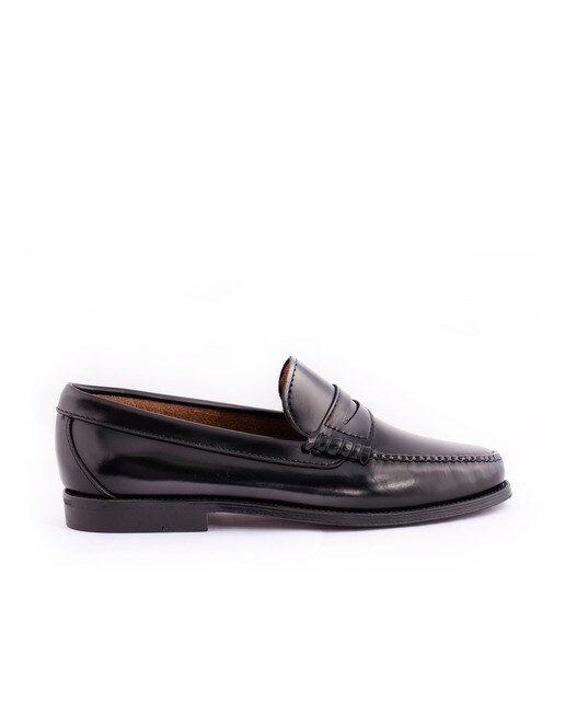 Mocasines de hombre 1901 con antifaz de piel en color negro