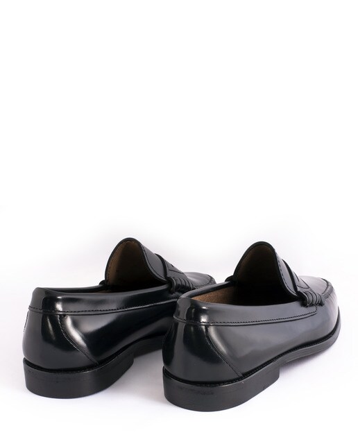 Mocasines de hombre 1901 con antifaz de piel en color negro