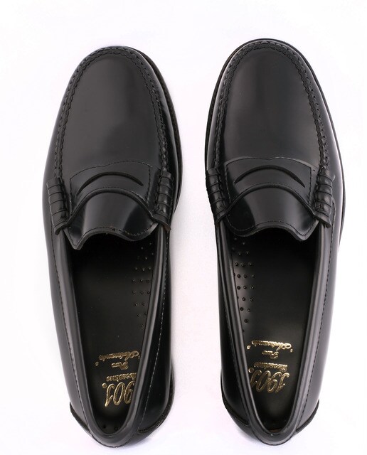 Mocasines de hombre 1901 con antifaz de piel en color negro