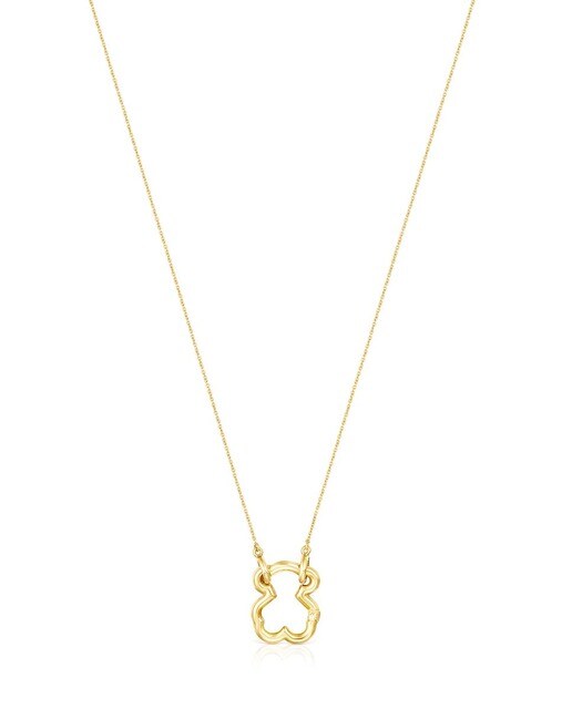 Collar Tous Hold oso de oro amarillo