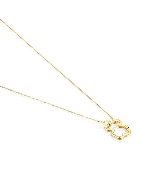 Collar Tous Hold oso de oro amarillo