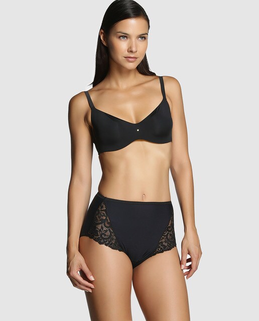 Braga con encaje floral de mujer Janira