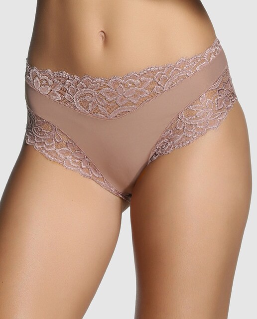 Braga con encaje floral de mujer Janira