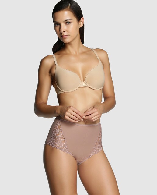 Braga con encaje floral de mujer Janira