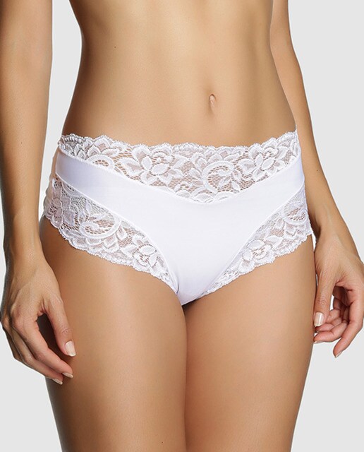 Braga con encaje floral de mujer Janira