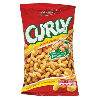 Lorenz Aperitivos de Milho Amendoins Curly embalagem 150 g