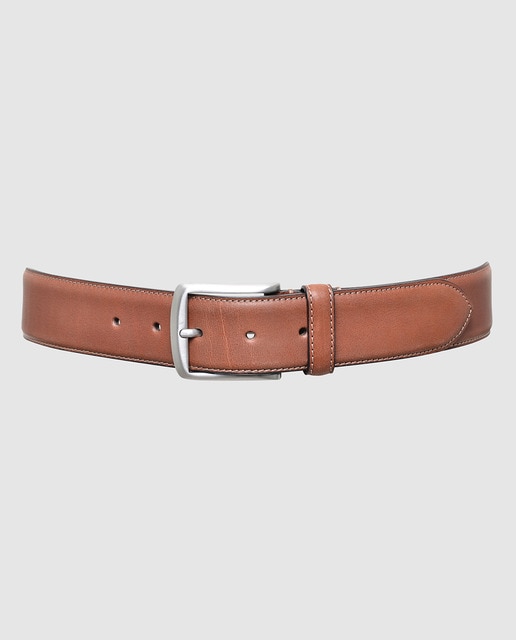 Cinturón de hombre piel marrón