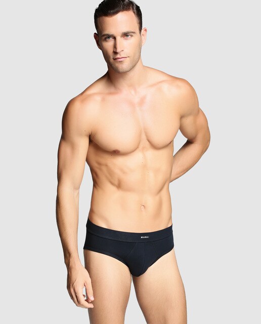 Pack de tres slips de hombre negros