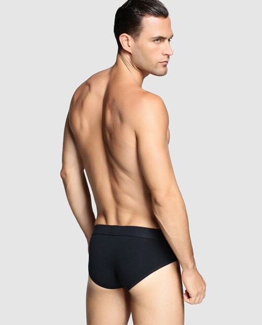 Pack de tres slips de hombre negros