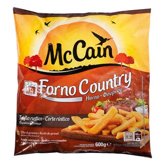 Mccain Batatas no Forno Country embalagem 600 g