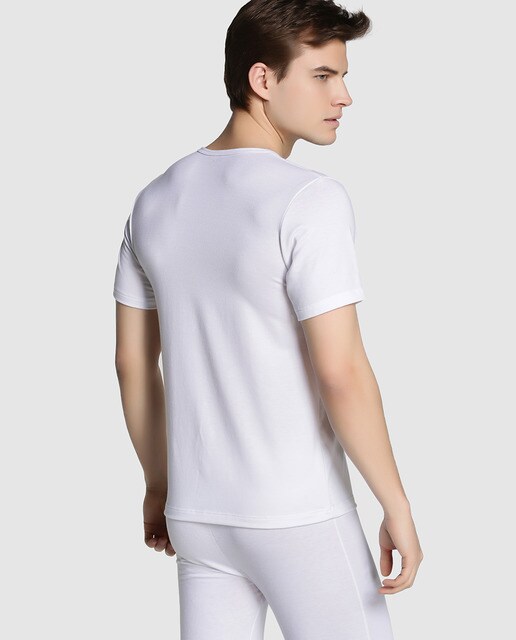 Camiseta interior de hombre Thermoimpetus blanca de manga corta