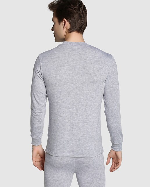 Camiseta interior de hombre Thermoimpetus gris de manga larga