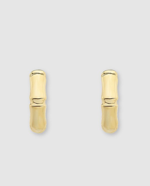 Pendientes El Corte Inglés Bambú de oro