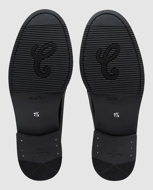 Mocasines de hombre Castellano de piel en color negro