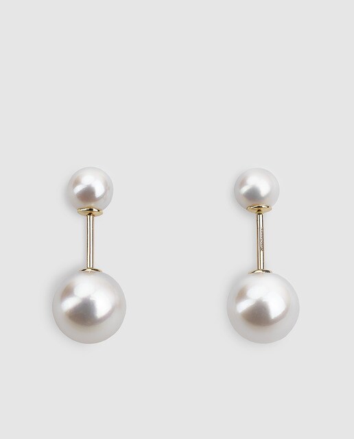 Pendientes mujer perlas cultivadas de Japón