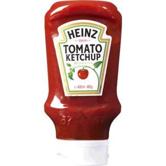 Heinz Top Down Ketchup embalagem 460 g