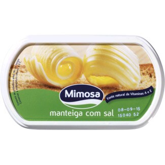 Mimosa Manteiga com Sal embalagem 250 g