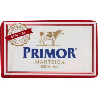 Primor Manteiga sem Sal embalagem 250 g