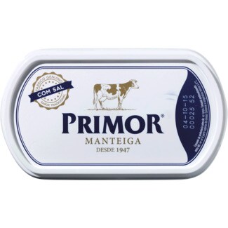 Primor Manteiga com Sal embalagem 250 g