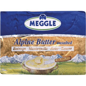 Meggle Manteiga sem Sal embalagem 250 g