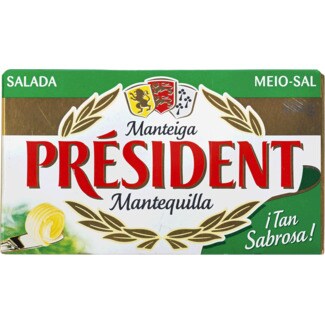 Président Manteiga com Meio Sal embalagem 225 g