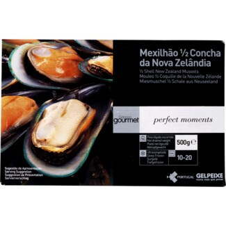 Gelpeixe Mexilhão 1/2 Concha embalagem 500 g