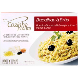Cozinha Pronta Bacalhau à Brás embalagem 240 g