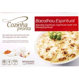 Cozinha Pronta Bacalhau Espiritual embalagem 400 g
