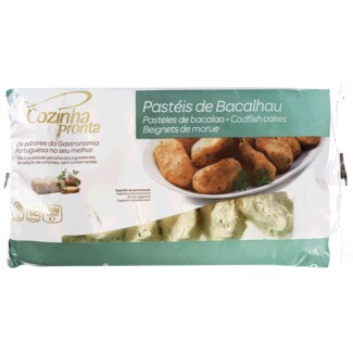 Cozinha Pronta Pastéis de Bacalhau 12 Unidades embalagem 360 g