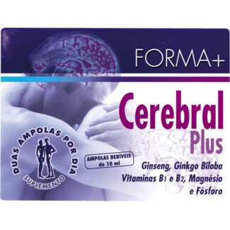 Cem Porcento Cerebral Plus embalagem 15 unidades