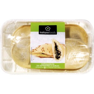Naturefoods Empanadilhas de Espinafres e Queijo embalagem 2 unidades