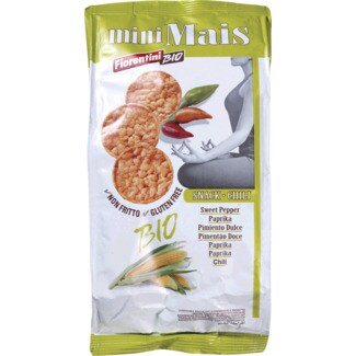 Fiorentini Snack de Milho com Chili Biológico sem Glúten embalagem 50 g