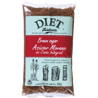 Diet Radisson Açúcar de Cana Amarelo embalagem 500 g