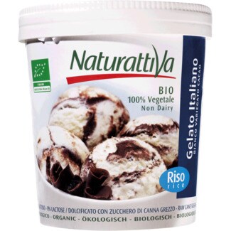 Naturattiva Gelado de Arroz e Cacau Biológico embalagem 400 g