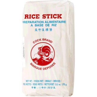 Cock Brand Massa de Arroz Larga embalagem 375 g