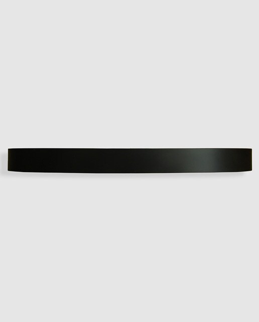 Cinturón de hombre piel reversible negro
