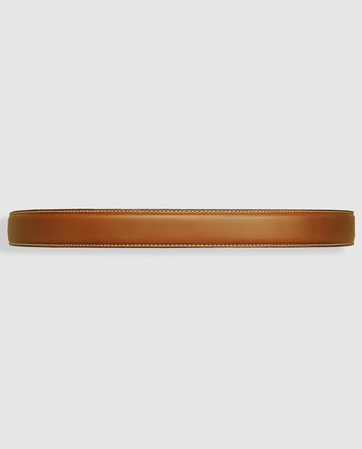 Cinturón de hombre piel marrón claro