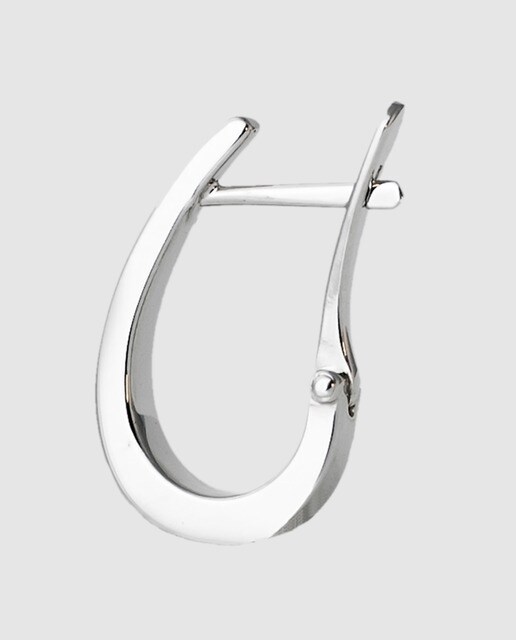 Pendientes de oro blanco