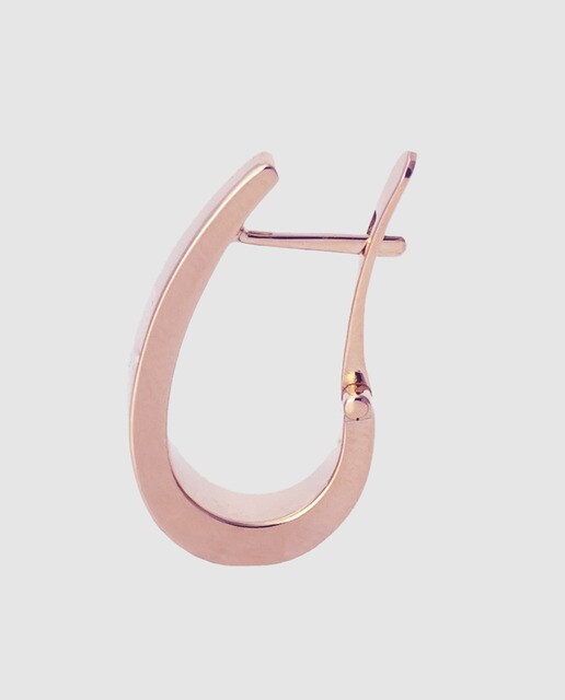Pendientes de oro rosa