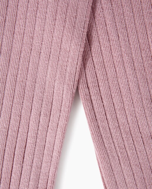Leotardos de niña Cotton Juice en rosa
