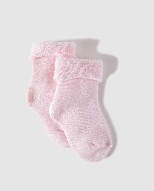 Calcetines de bebé niña Cotton Juice en rosa
